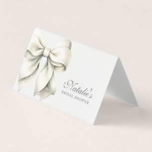 Fête des mariées Bow blanche personnalisée Fantast