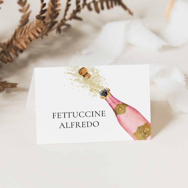 Fête des mariées Champagne Thème Buffet Carte Alim (Créateur téléchargé)