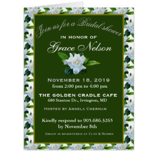 Fête des mariées de feuillage vert Gardenia blanc