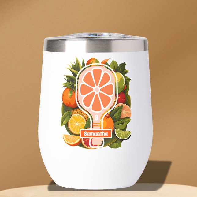 Fête des mariées de Pickleball de Citrus Tropical (Créateur téléchargé)