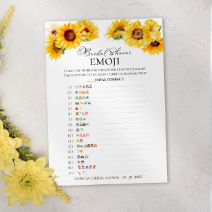 Fête des mariées Emoji   Carte photo florale autom