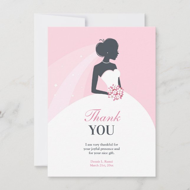 Fête des mariées Merci (Devant)