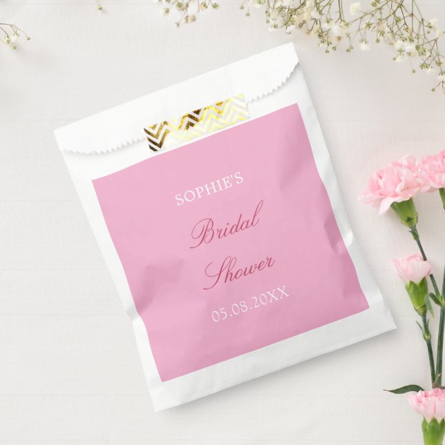 Fête des mariées rose Magenta Favoriser les sacs (Scellé)