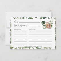 Fête des mariées Stock verdoyante Recette Cartes