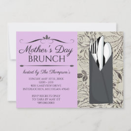 Fête des mères Brunch Invitations