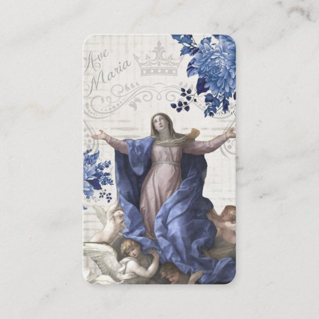 Fête des Mères Catholiques Souvenir Carte Sainte (Devant)