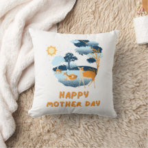 Fête des Mères Coussin Conforting Cadeaux pour Mam