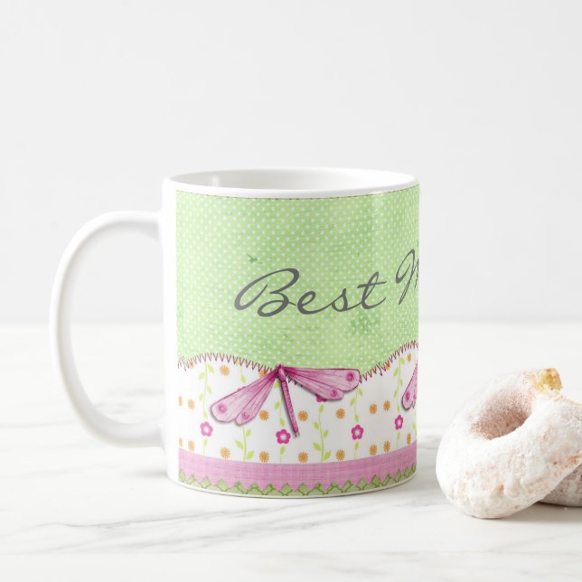 Fête des mères Meilleure maman Jamais Café Mug (Avec donut)