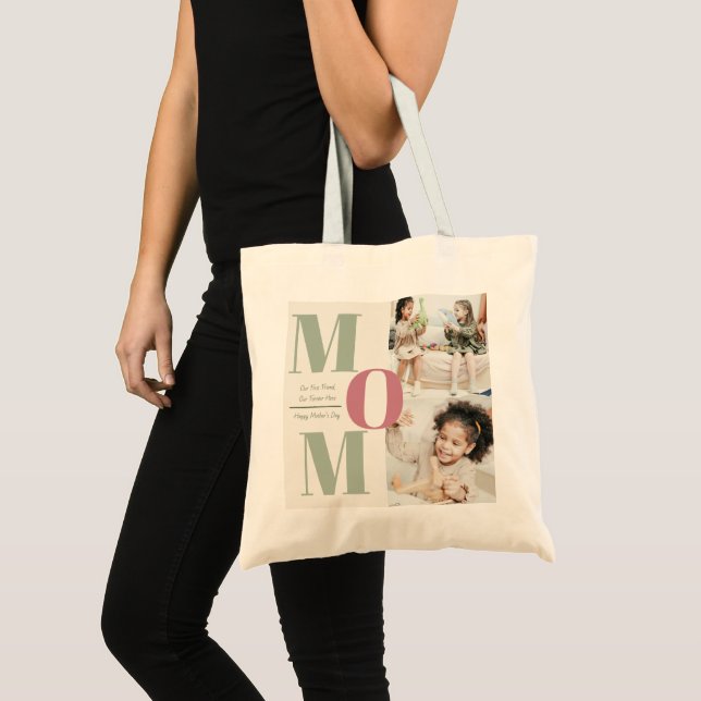 Fête des Mères moderne Photo Collage Sac fourre-to (Devant (produit))