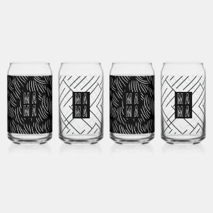 Fête des Mères modernes en noir et blanc tendance