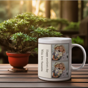 Fête des mères personnalisées Photo Collage Mug