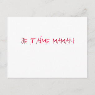 Fête des mères postkarte