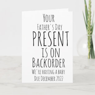 Fête des pères Grossesse Faire-part Vous