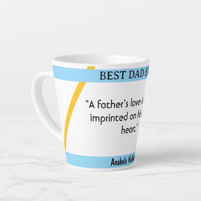 Fête des pères I Citer 6 tasse de café (Angle gauche)
