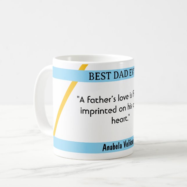 Fête des pères I Citer 6 tasse de café (Devant gauche)