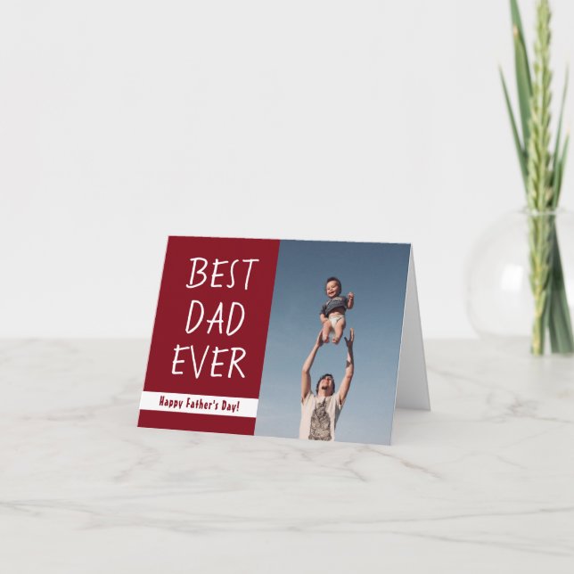 Fête des pères MEILLEUR PAPA JAMAIS, Photo Modèle  (Devant)