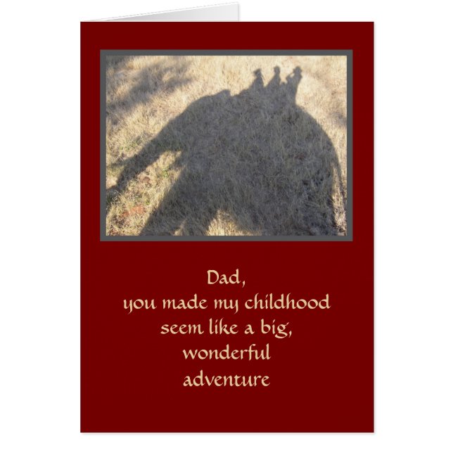 FÊTE DES PÈRES/MERCI POUR LES AVENTURES (Devant)