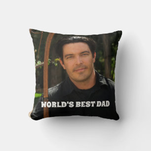 FÊTE DES PÈRES PERSONNALISÉ PAPA PHOTO COUSSIN CAD
