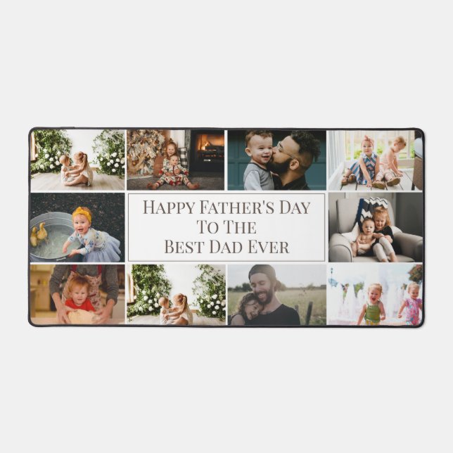 Fête des pères personnalisée Meilleur papa Jamais  (Recto)