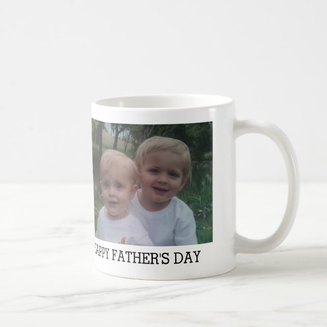 Fête des pères Photo Mug Idée cadeau personnalisé (Droite)