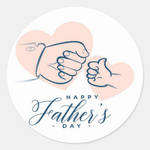FÊTE DES PÈRES Sticker CADEAU