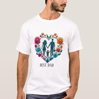 Fête des pères T-shirt MEILLEUR DAD CUSTOMISÉ ÉDIT
