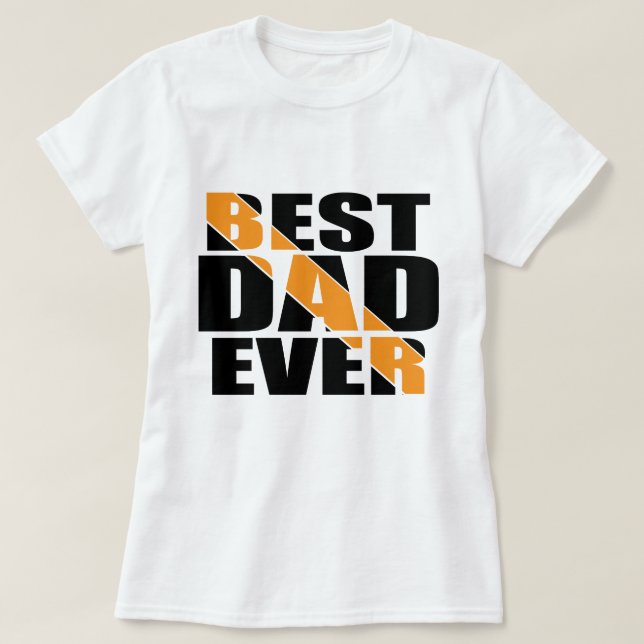 Fête des pères typographie t-shirt design (Design devant)