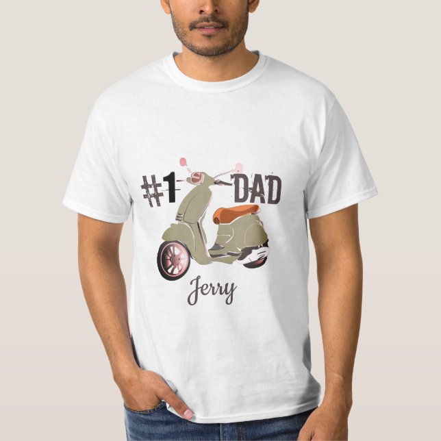 Fête des pères Vespa T-Shirt (Devant)
