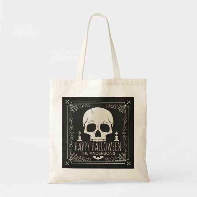 Fête d'Halloween personnalisée | Sac fourre-tout (Devant)