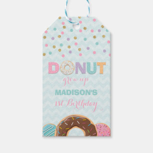 Fête Donut Favoriser Merci Étiquette Croissance du