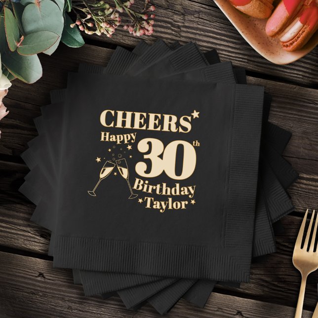 Fête du 30e anniversaire qui encourage les verres  (Créateur téléchargé)