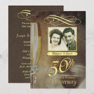 Fête du 50e anniversaire - Invitations officielles