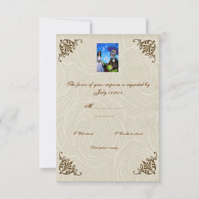 Fête du Canada du mariage mort RSVP (Devant)