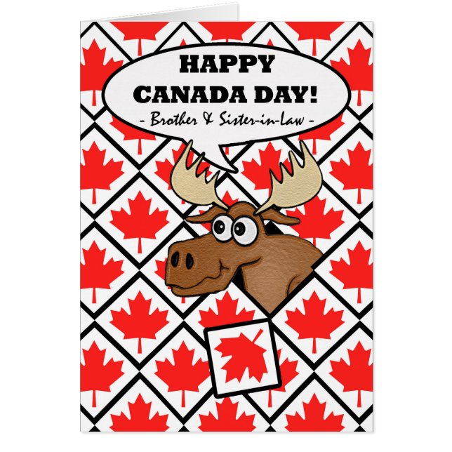 Fête du Canada pour Frère et Soeur en Droit, Moose (Devant)