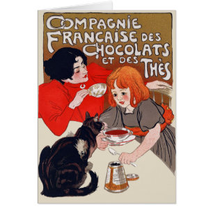 Fête du chocolat français Steinlen Art