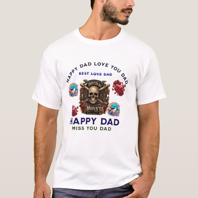 Fête du meilleur père T-shirt design en ligne (Devant)