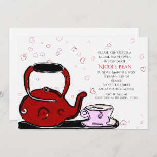 Fête du Thé de la Saint-Valentin Invitations