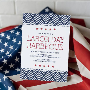 Fête du Travail Barbecue Fête Invitation