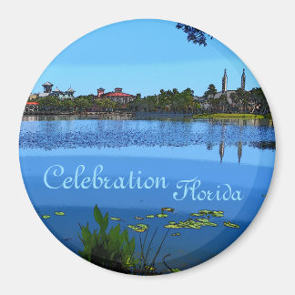 Fête Floride Effets spéciaux Magnet rond