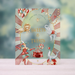 Fête foraine de cirque Baby Shower Sweets and Trea