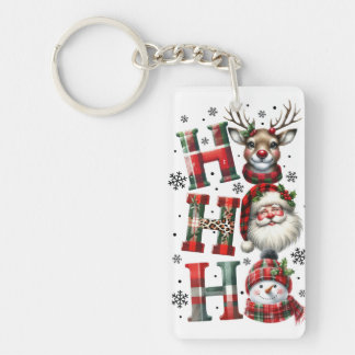 Fête "Ho Ho Ho" Design de Noël avec Reindeer,