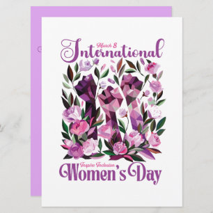 Fête Internationale de la Femme - Invitation des p