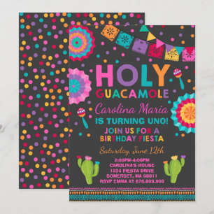 Fête Invitation Anniversaire Saint-Guacamole