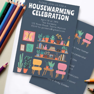 Fête Invitation Cute Living Room Shelts