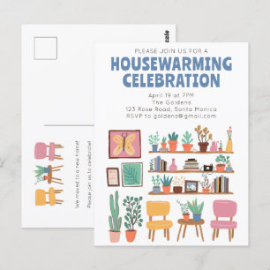 Fête Invitation Cute Living Room Shelts