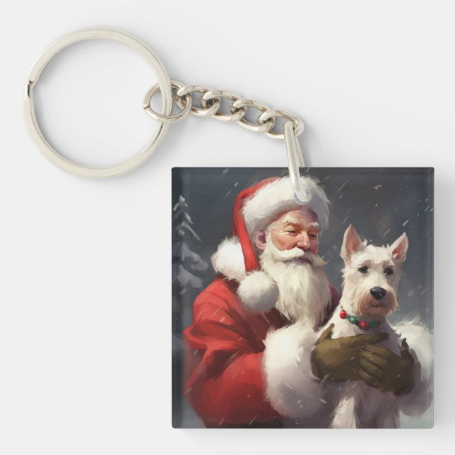 Fête Noël Festive du Père Noël Terrier du Père Noë (Devant)