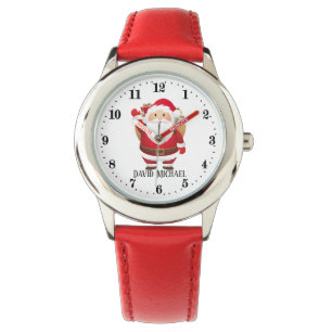 fête Noël Père Noël ajouter nom Montre