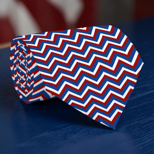 Fête - Quatrième de Juillet Patriotique Cravate US