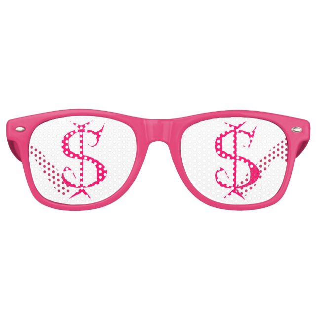 Fête Retro Lunettes de nouveauté argent drôle (Devant)