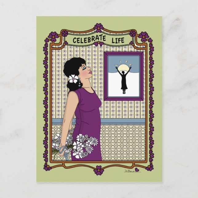 Fêter la carte postale Life_A_ (Devant)